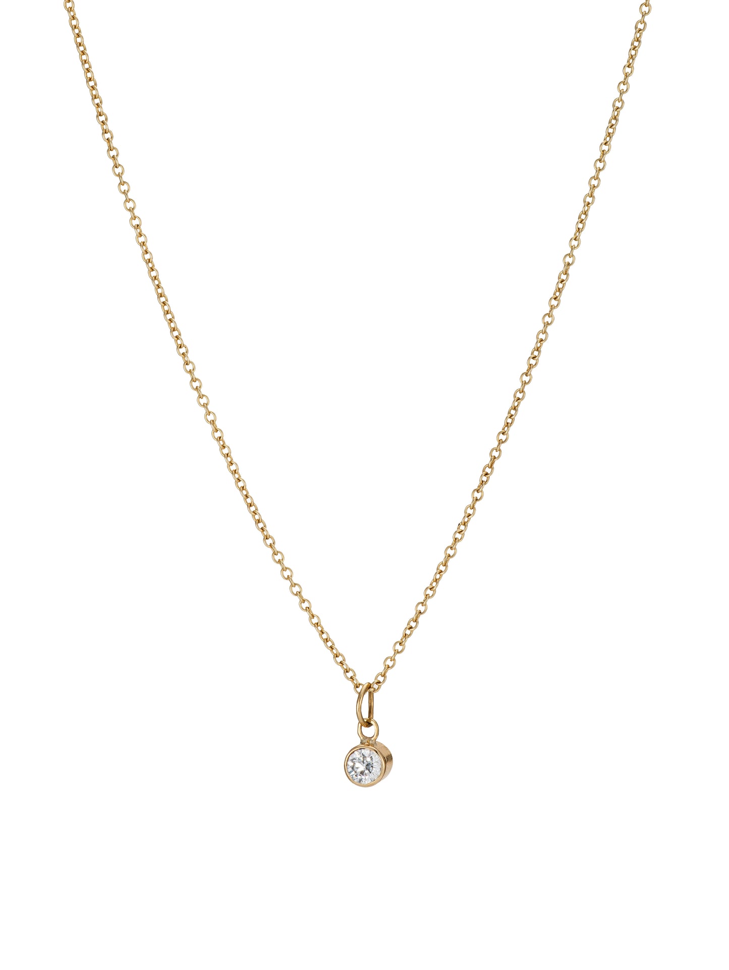 Diamond Rubover Necklace