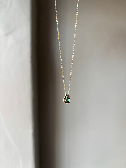 Pear-shaped Tourmaline Pendant