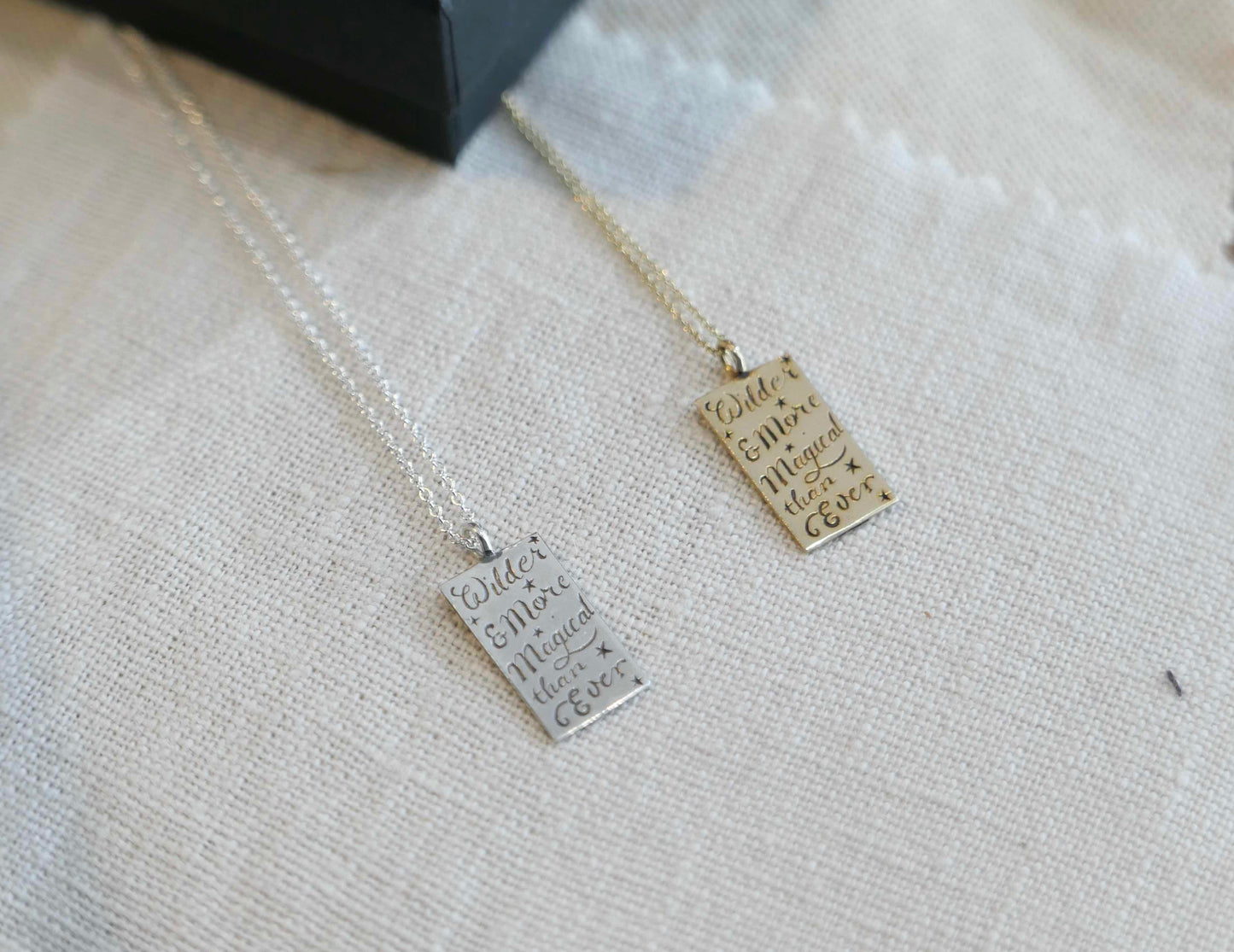 Gifford's Circus Talisman Pendant Necklace in Silver or Gold-Plated Silver