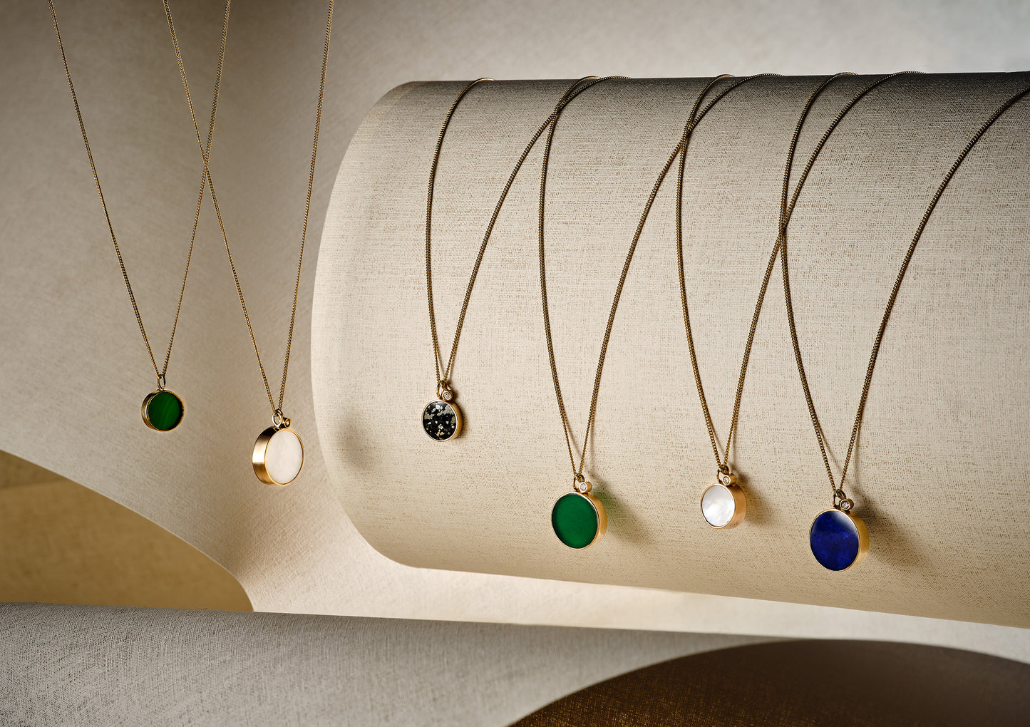 collection of pendant necklaces