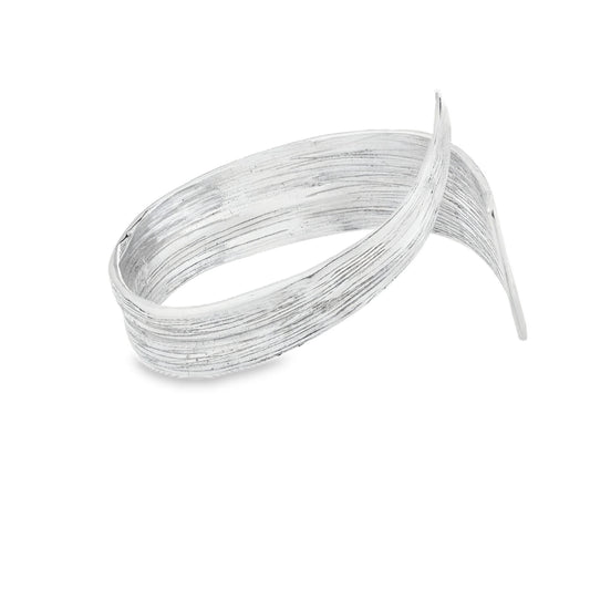 Silver Blade of Grass Cuff