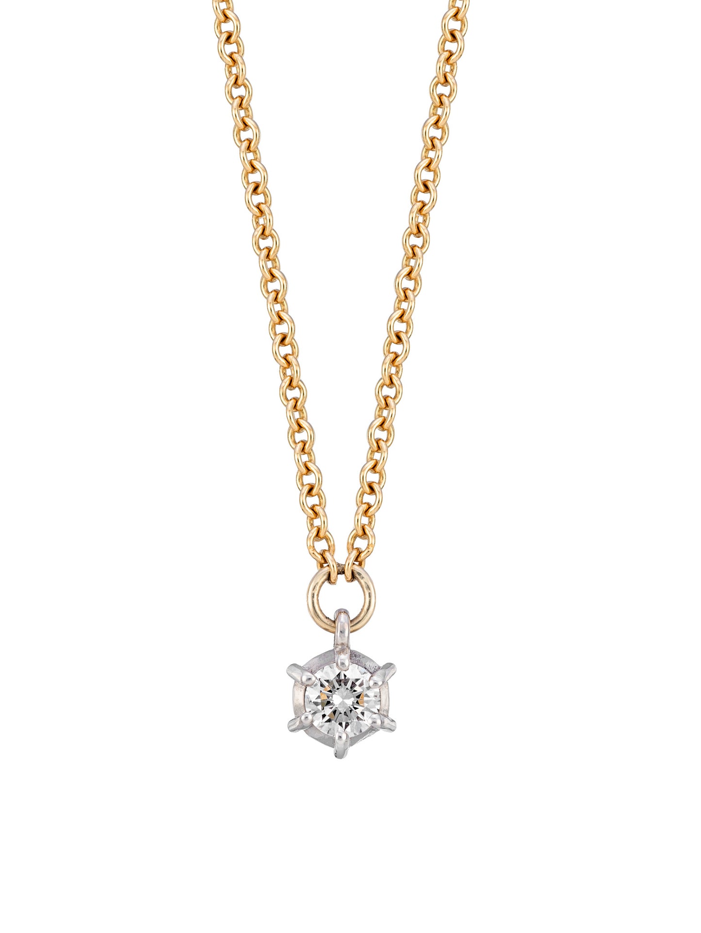 Diamond Star Dropper Necklace