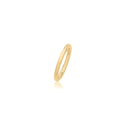 Seamless gold hoops