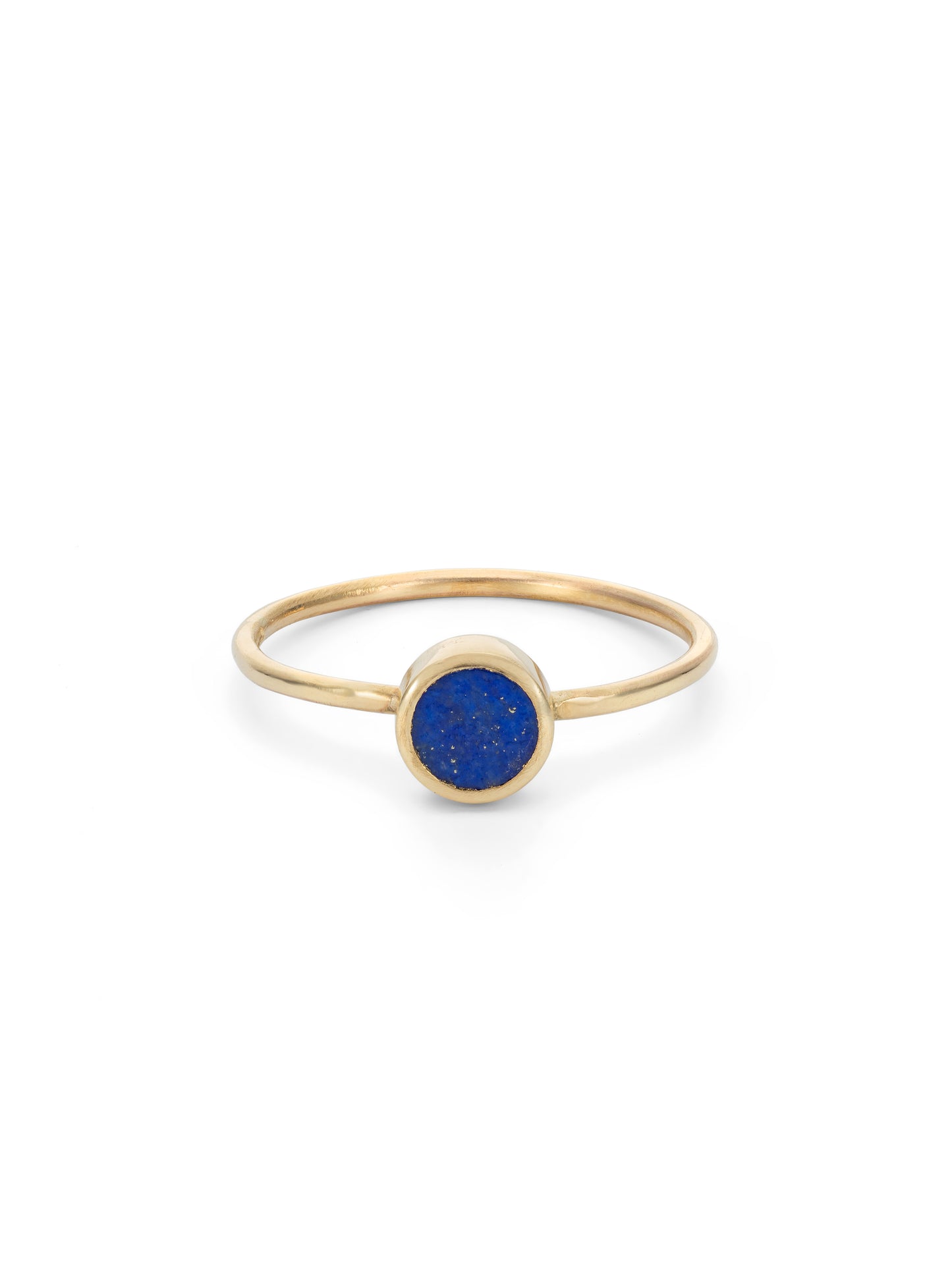 Stellar Blue Lapis Lazuli Small Stacking Ring