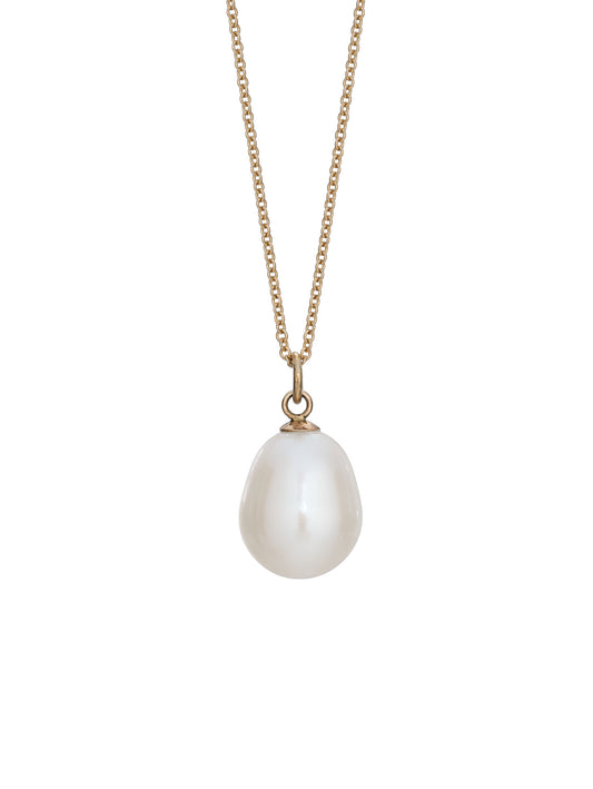 Simple Teardrop Pearl Necklace