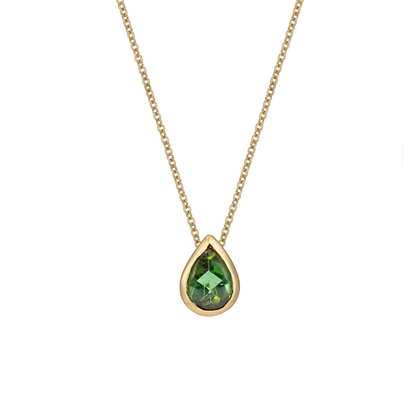 Pear-shaped Tourmaline Pendant