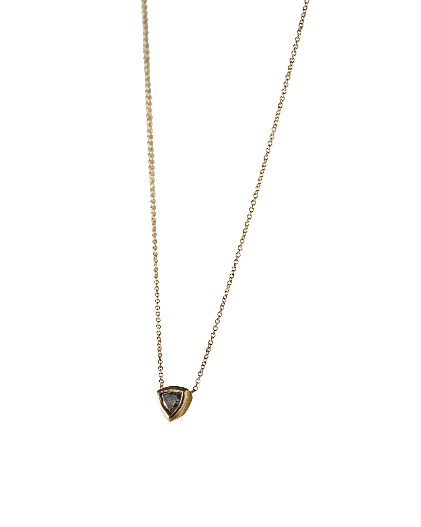 salt and pepper diamond and gold necklace